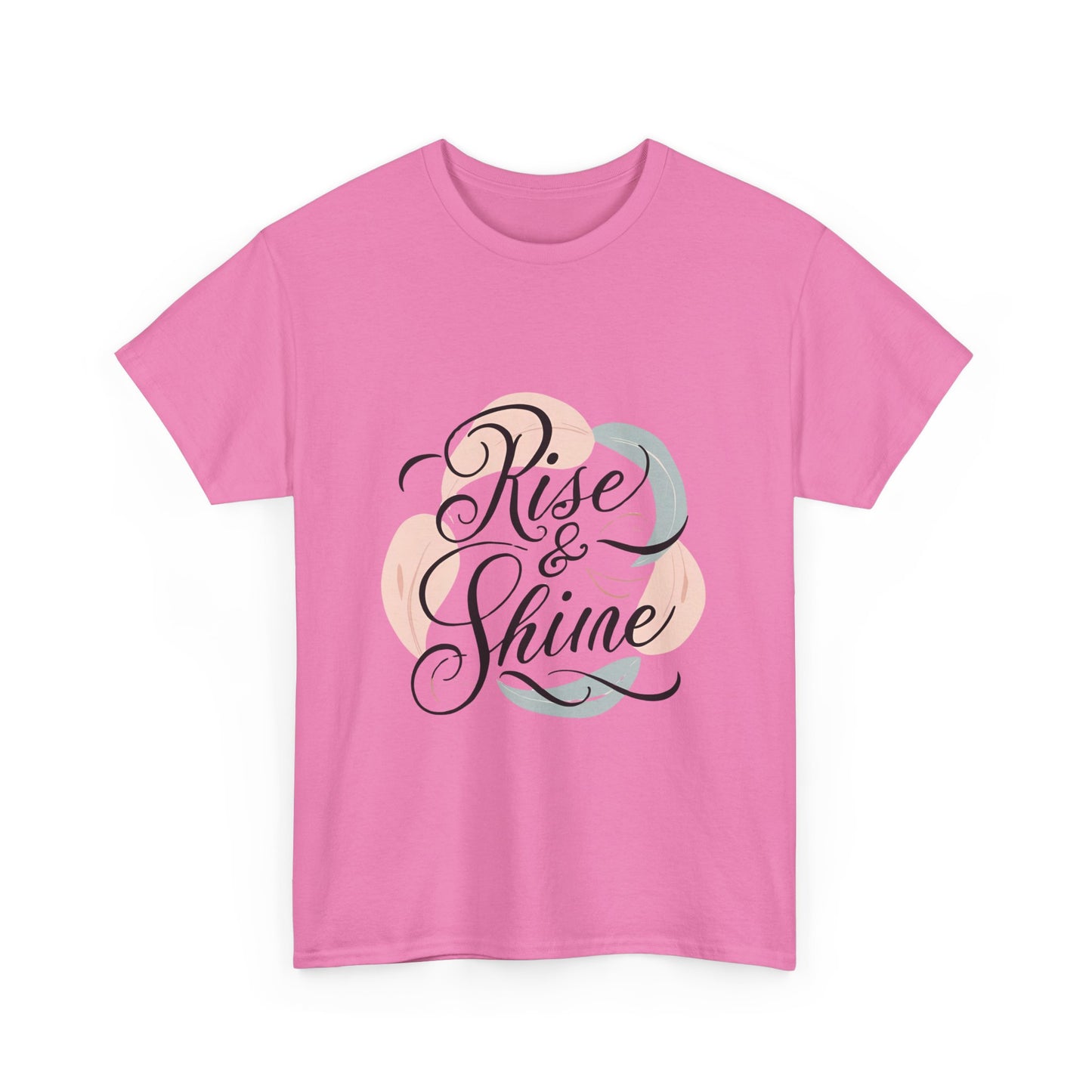 Inspirational 'Rise & Shine' Unisex Heavy Cotton Tee