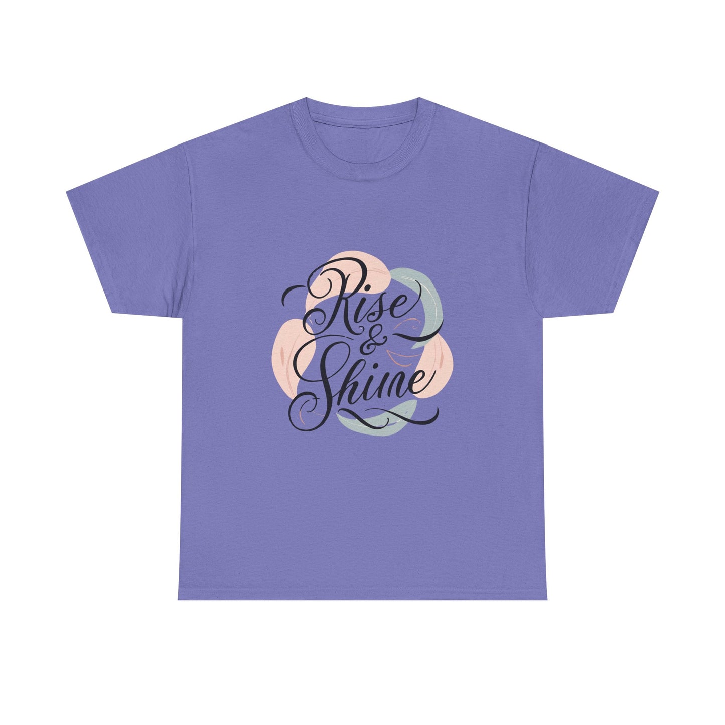 Inspirational 'Rise & Shine' Unisex Heavy Cotton Tee