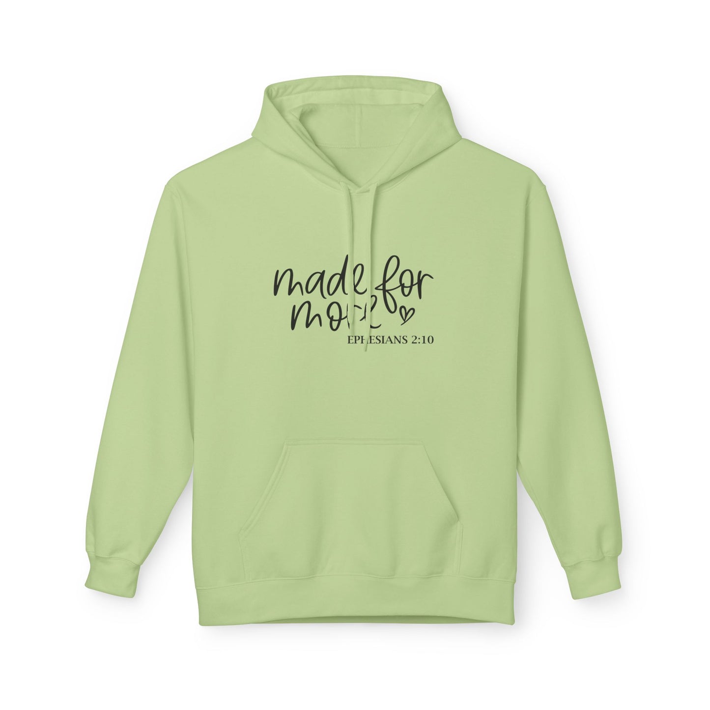Made for Mom Fleece Hoodie - Gift for Mother's Day, Cozy Sweatshirt, Bible Verse Apparel, Unisex Hooded Sweatshirt, Perfect for Moms.