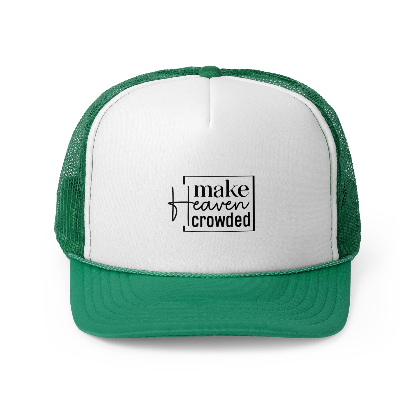 Heaven Crowded Trucker Cap | Casual Faith Hat | Gift for Believers | Christian Cap | Summer Accessory | Outdoor Fun
