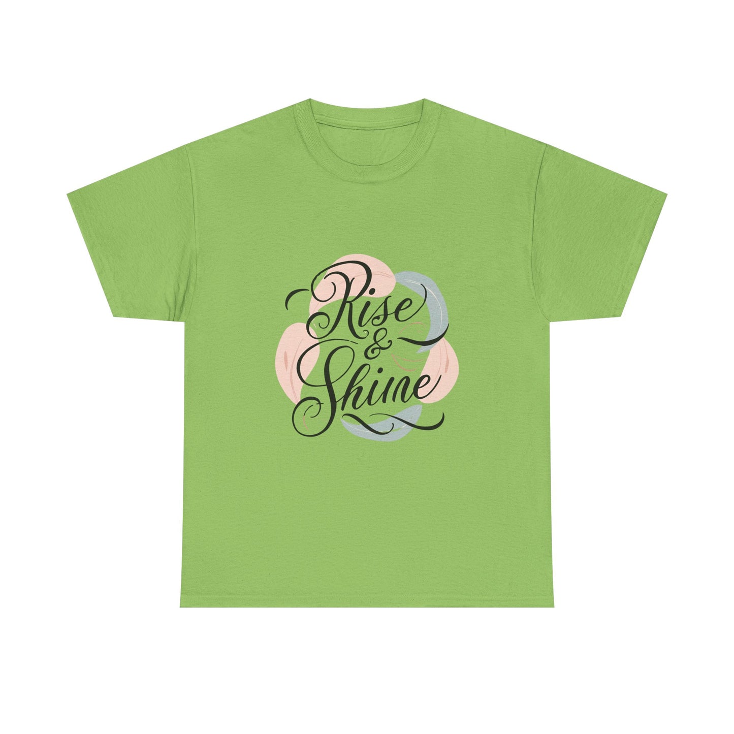 Inspirational 'Rise & Shine' Unisex Heavy Cotton Tee