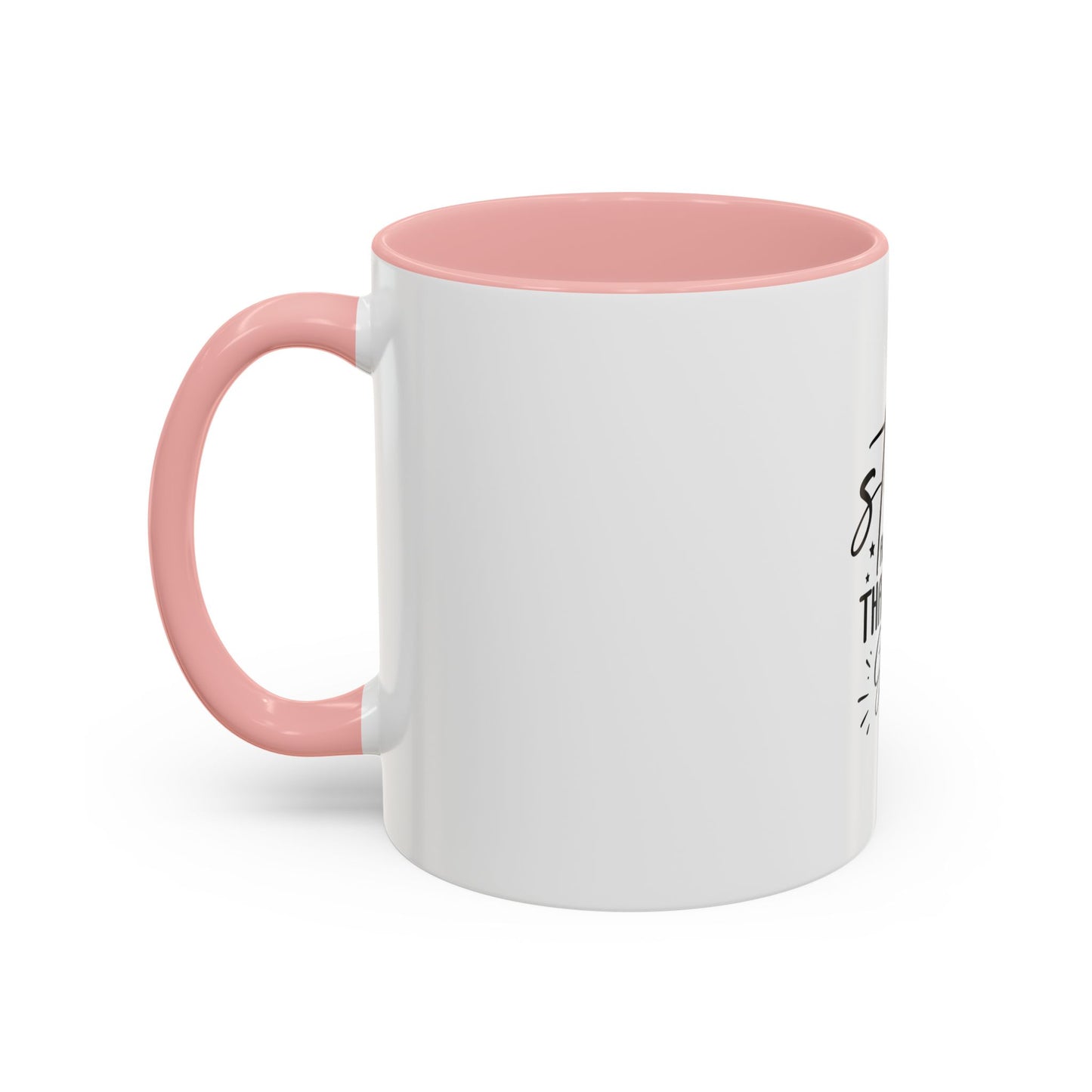 Faith-Inspired Accent Coffee Mug - Perfect for Spiritual Gifts, Daily Inspiration, Home Décor, Morning Coffee, Church Events