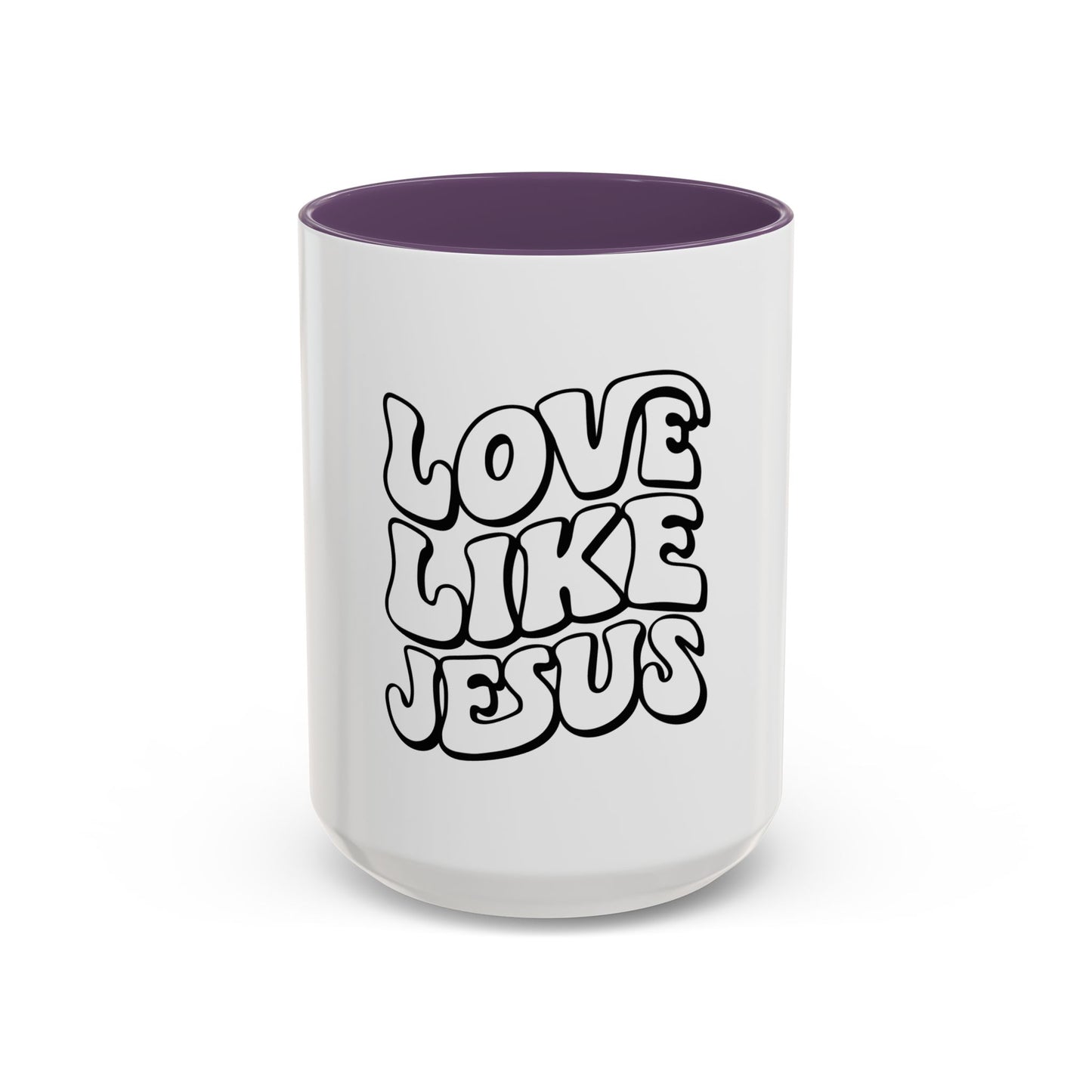 Love Like Jesus Accent Coffee Mug | Inspirational Mug for Christians, Unique Gift for Birthdays, Holidays, Religious Gatherings, Cozy Decor