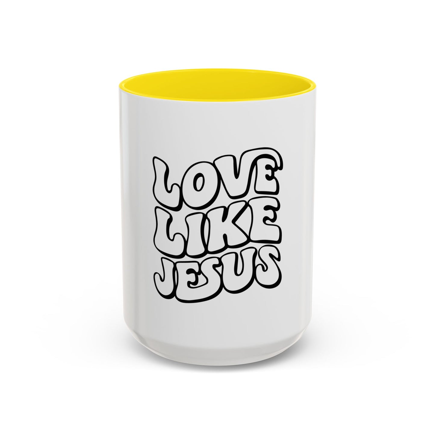 Love Like Jesus Accent Coffee Mug | Inspirational Mug for Christians, Unique Gift for Birthdays, Holidays, Religious Gatherings, Cozy Decor