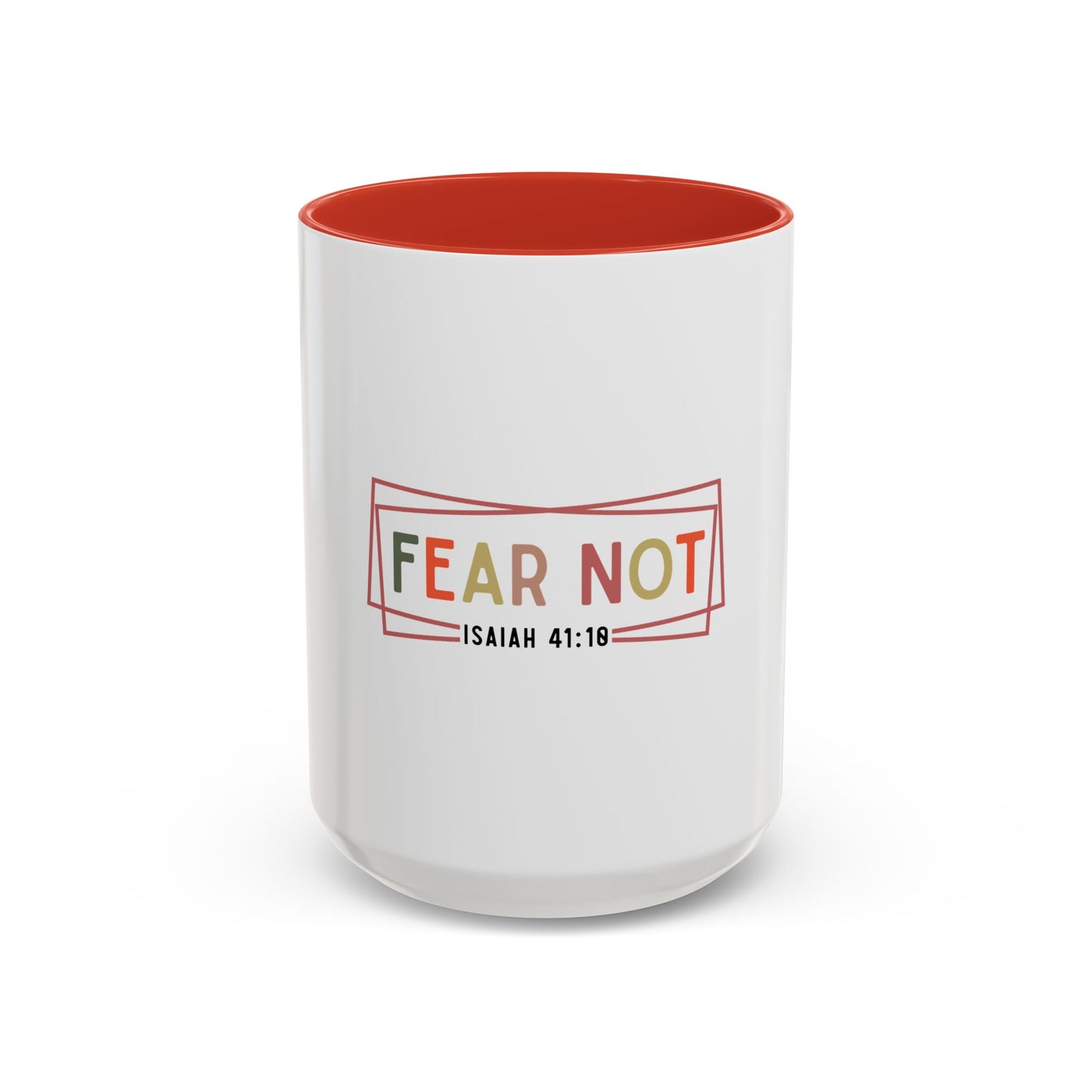Inspirational Coffee Mug - Fear Not Isaiah 41:10, Motivational Gift, Christian Decor, Office Mug, Faith-Based Kitchenware