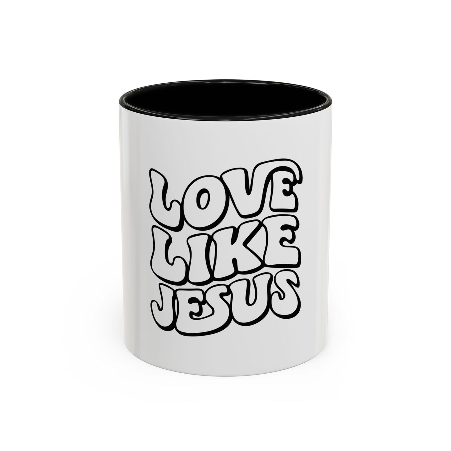 Love Like Jesus Accent Coffee Mug | Inspirational Mug for Christians, Unique Gift for Birthdays, Holidays, Religious Gatherings, Cozy Decor