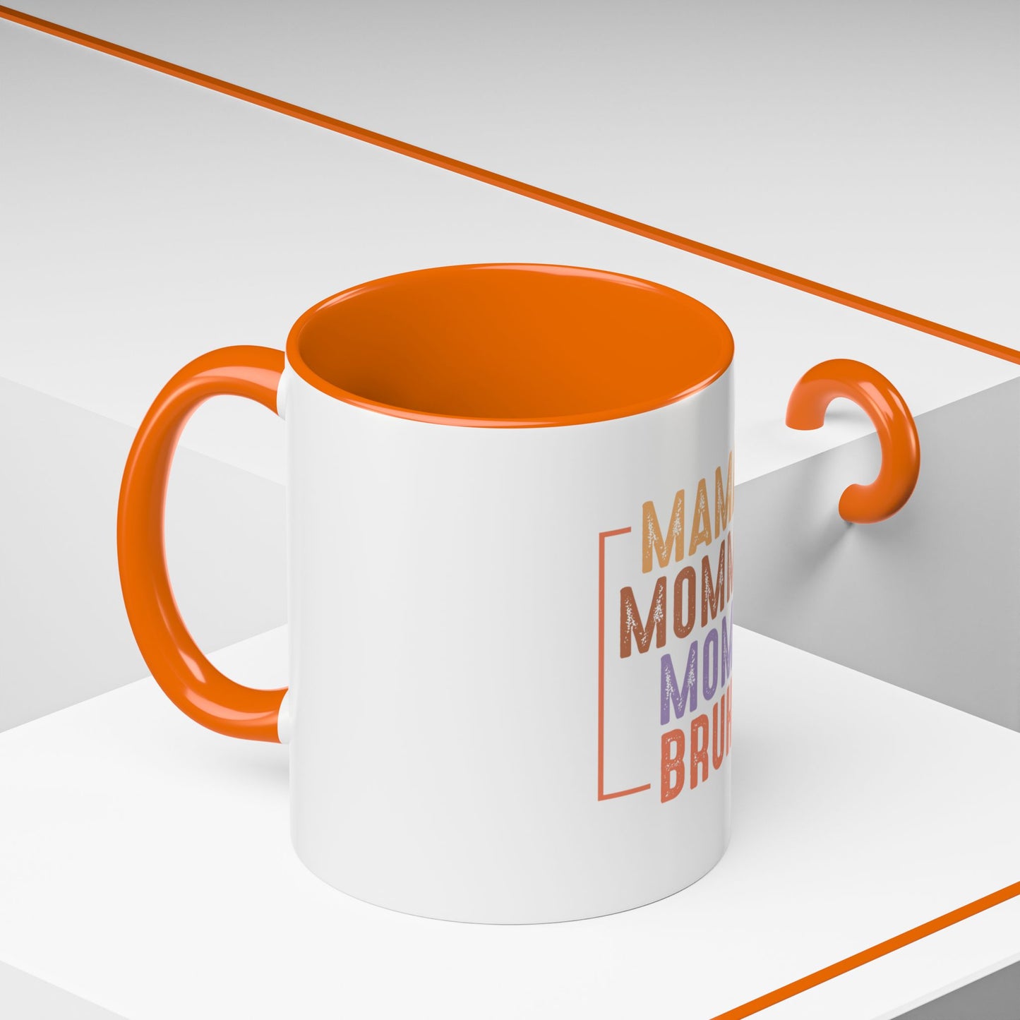 Fun Mama Coffee Mug - Perfect Gift for Moms - 11/15oz Accent Mug with 'Mama, Mommy, Mom, Bruh' Design