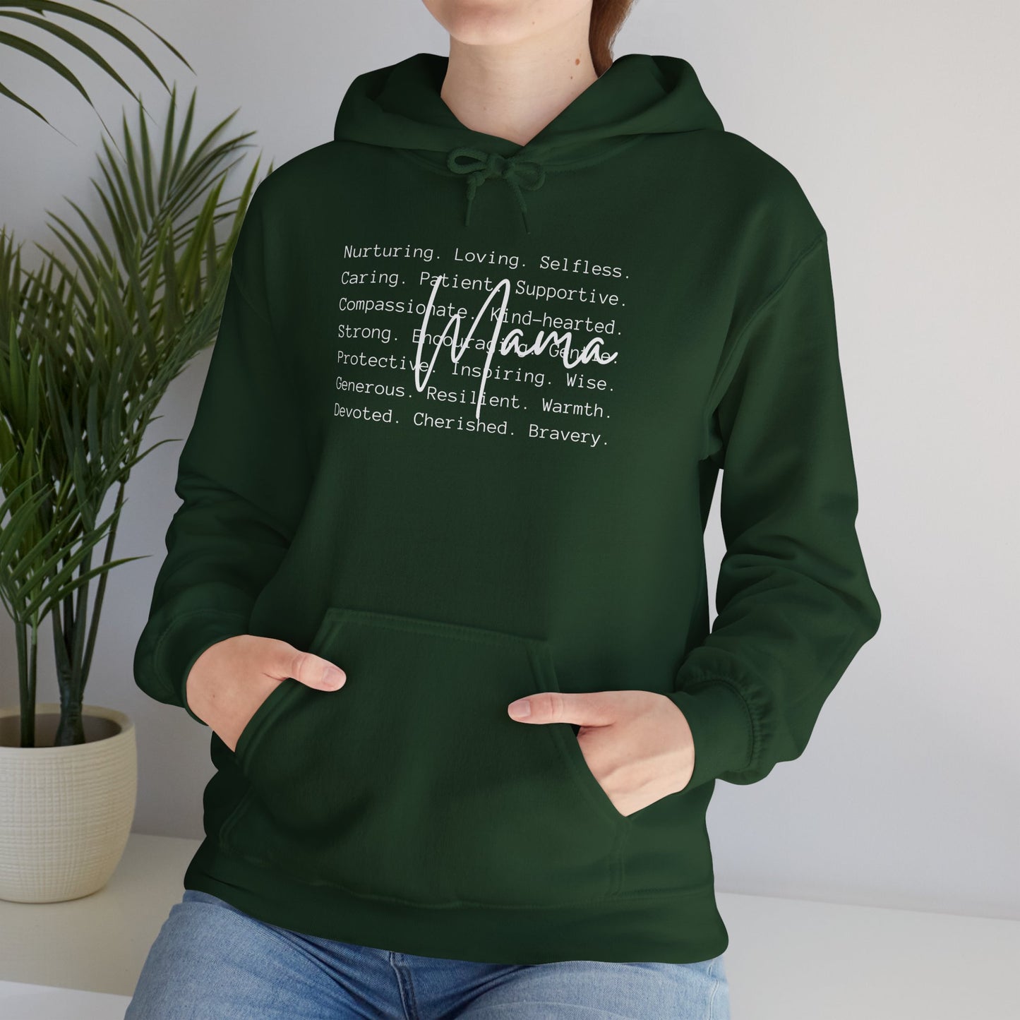 Mama Love Heavy Blend Hoodie - Nurturing, Supportive, and Cherished