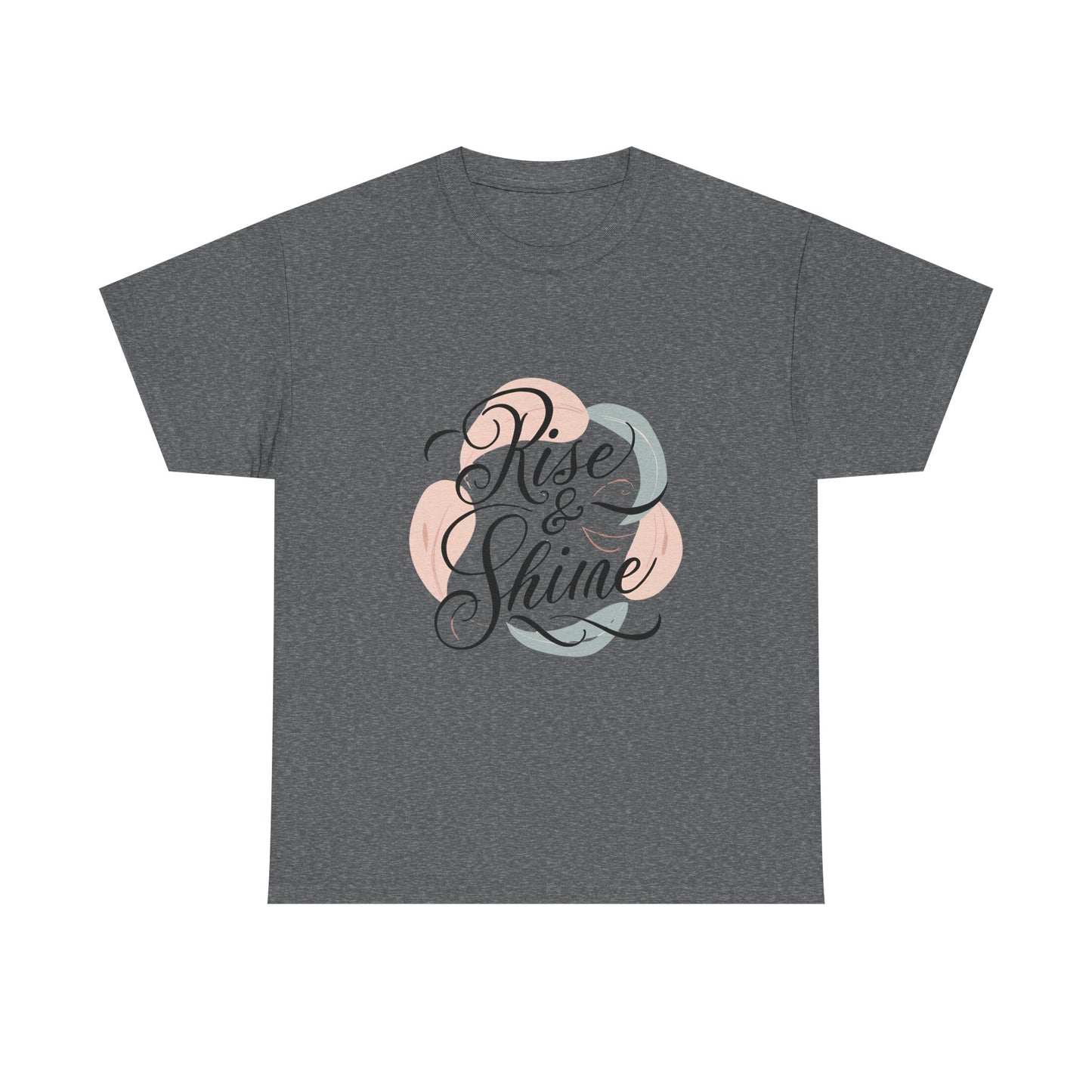 Inspirational 'Rise & Shine' Unisex Heavy Cotton Tee
