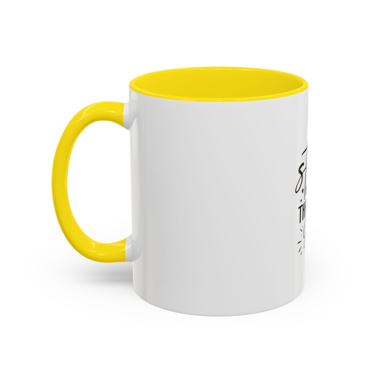 Faith-Inspired Accent Coffee Mug - Perfect for Spiritual Gifts, Daily Inspiration, Home Décor, Morning Coffee, Church Events