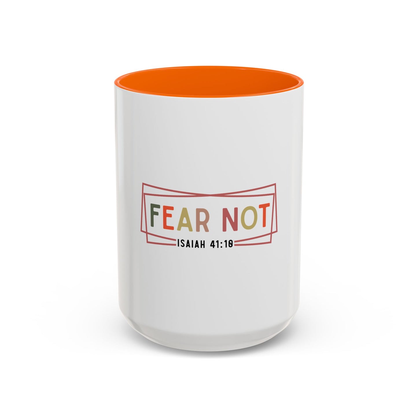 Inspirational Coffee Mug - Fear Not Isaiah 41:10, Motivational Gift, Christian Decor, Office Mug, Faith-Based Kitchenware