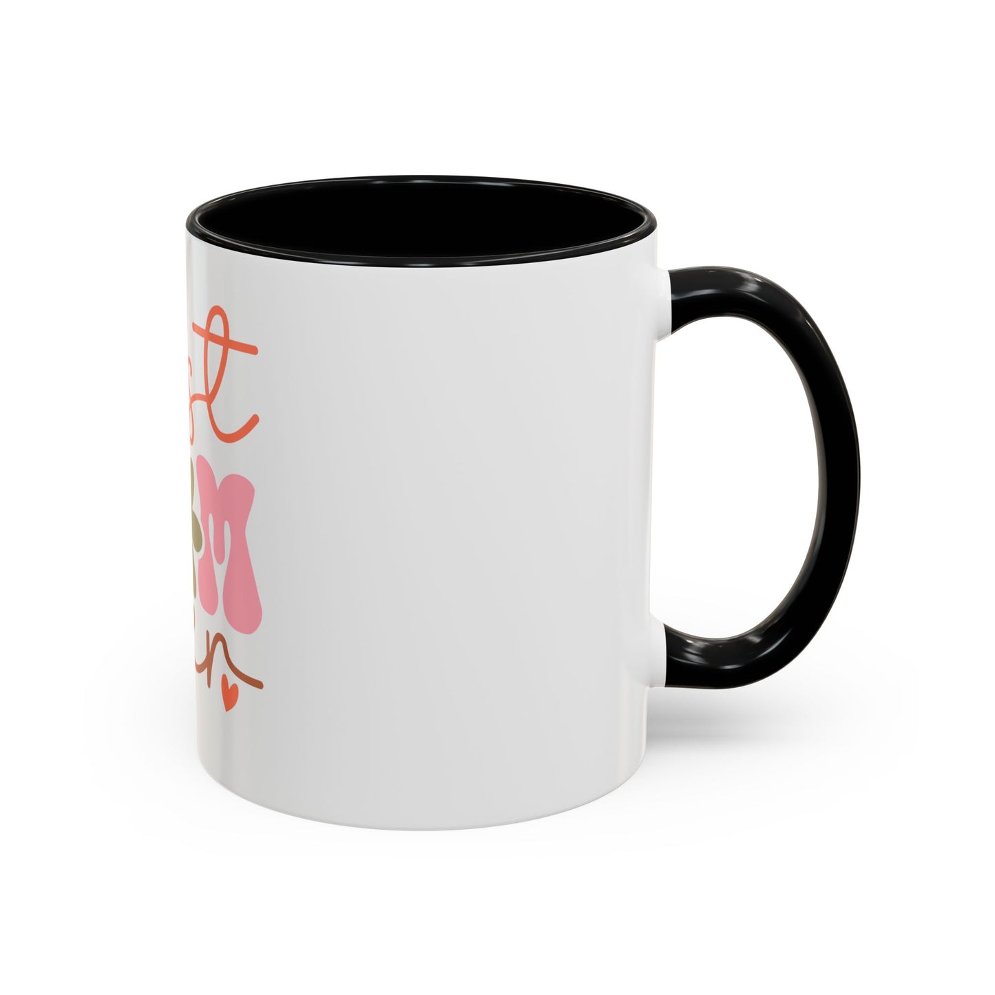 Best Mom Ever Accent Coffee Mug - Perfect Gift for Mother's Day, Birthdays & Celebrations
