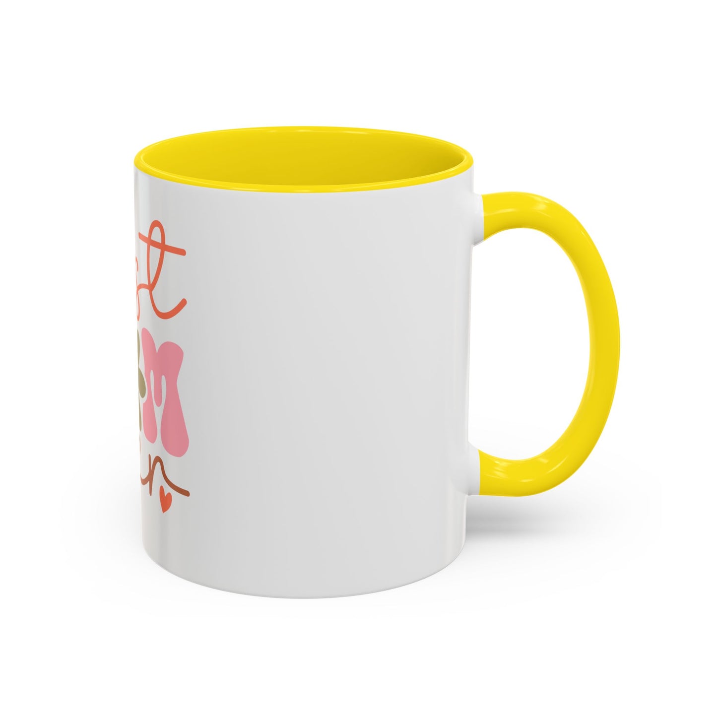 Best Mom Ever Accent Coffee Mug - Perfect Gift for Mother's Day, Birthdays & Celebrations