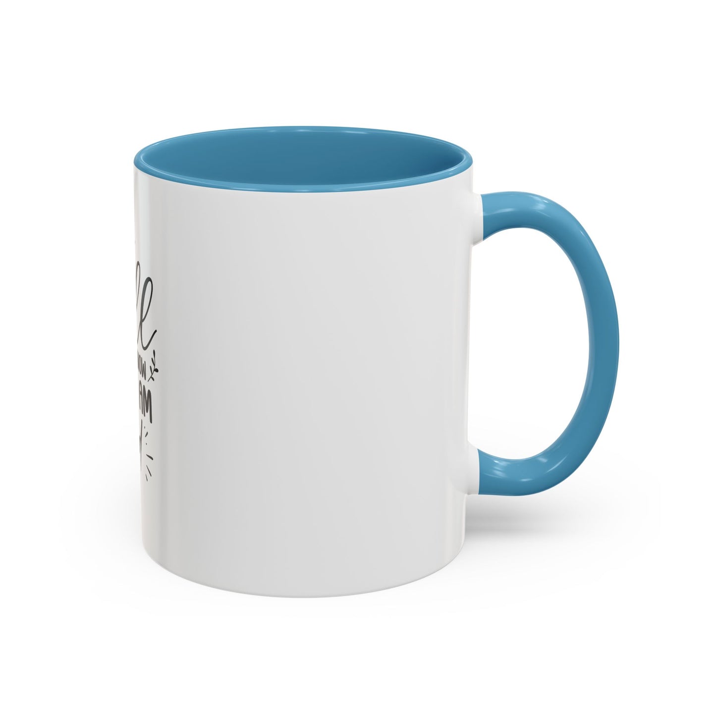 Faith-Inspired Accent Coffee Mug - Perfect for Spiritual Gifts, Daily Inspiration, Home Décor, Morning Coffee, Church Events