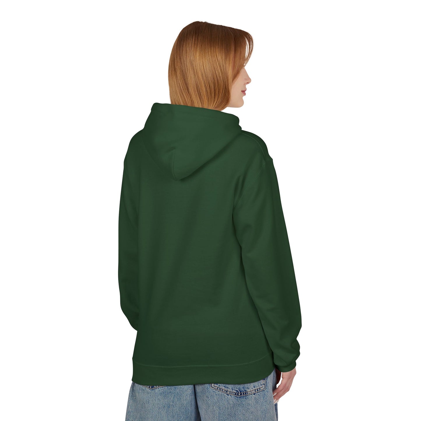Comfortable Unisex Fleece Hoodie - "Not Perfect, Just Human" | Casual Wear, Gifting, Self-Care, Cozy Apparel, Everyday Essentials