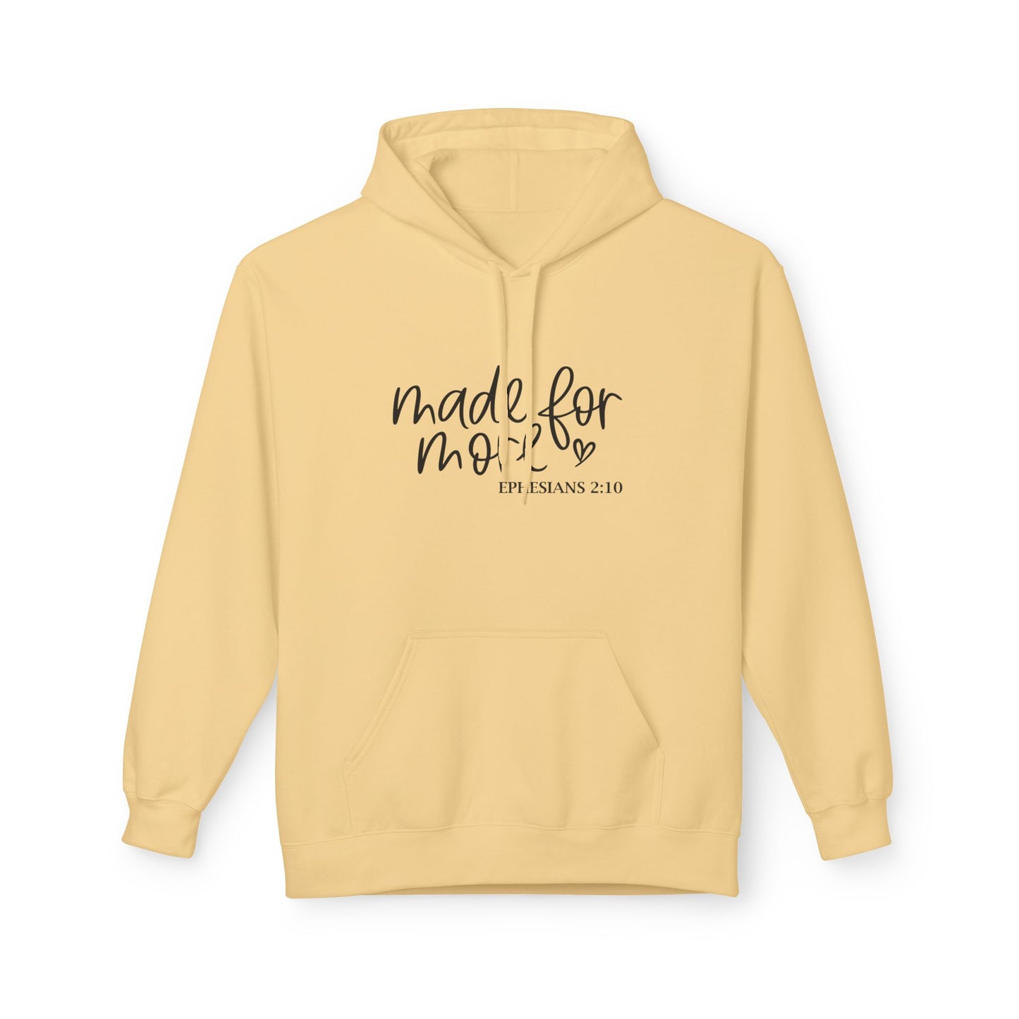 Made for Mom Fleece Hoodie - Gift for Mother's Day, Cozy Sweatshirt, Bible Verse Apparel, Unisex Hooded Sweatshirt, Perfect for Moms.