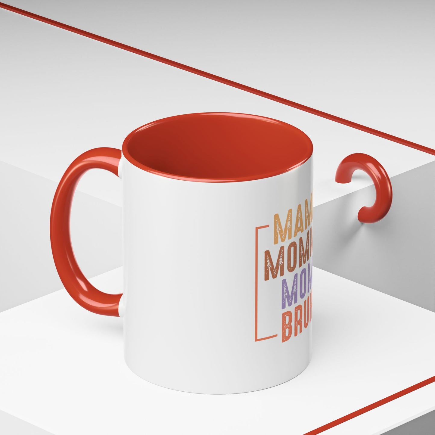 Fun Mama Coffee Mug - Perfect Gift for Moms - 11/15oz Accent Mug with 'Mama, Mommy, Mom, Bruh' Design