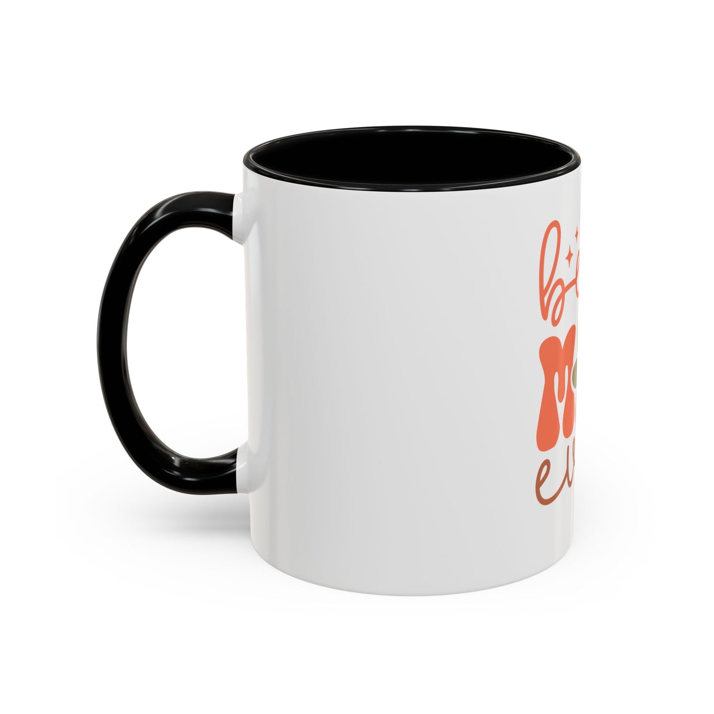 Best Mom Ever Accent Coffee Mug - Perfect Gift for Mother's Day, Birthdays & Celebrations