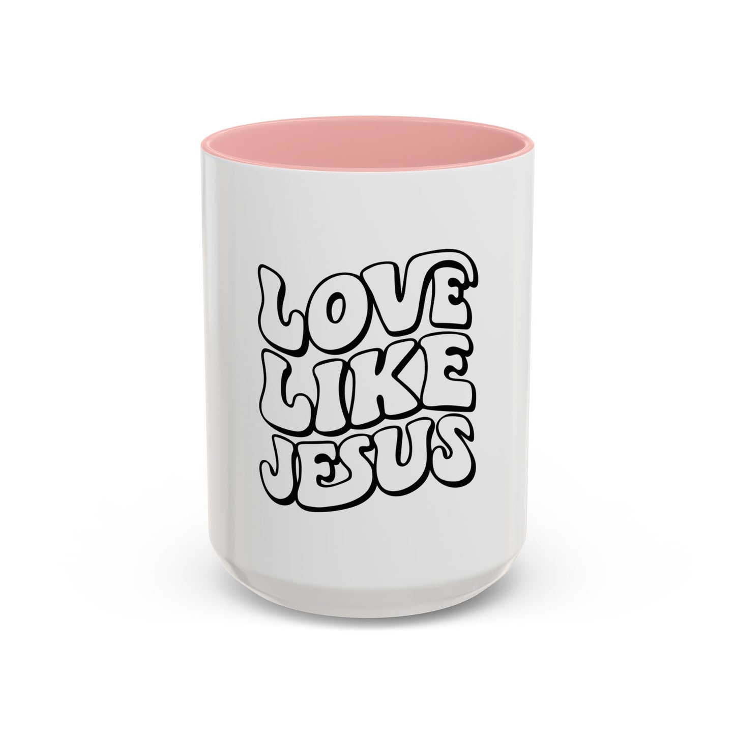 Love Like Jesus Accent Coffee Mug | Inspirational Mug for Christians, Unique Gift for Birthdays, Holidays, Religious Gatherings, Cozy Decor