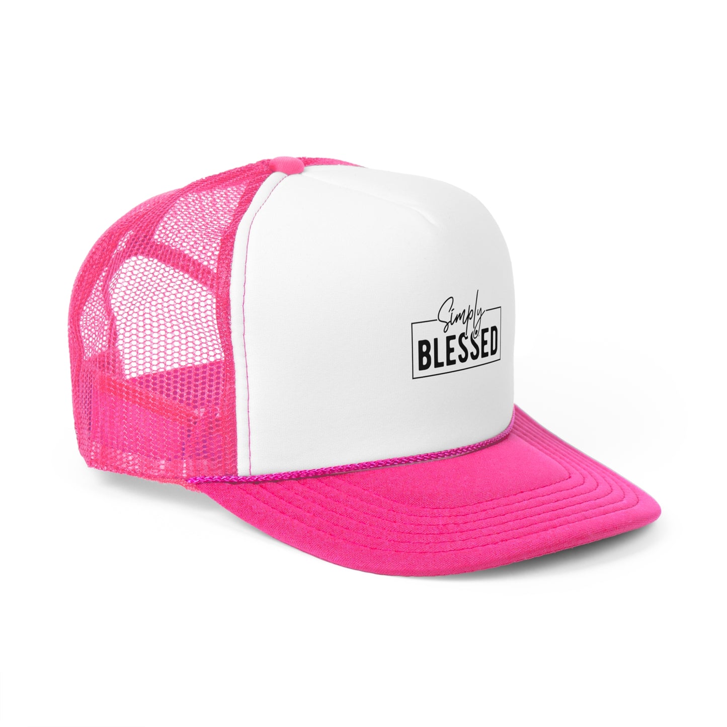 Simply Blessed Trucker Cap | Faith-Based Baseball Hat, Gift for Believers, Adjustable Religious Cap, Perfect for Holidays & Everyday Wear