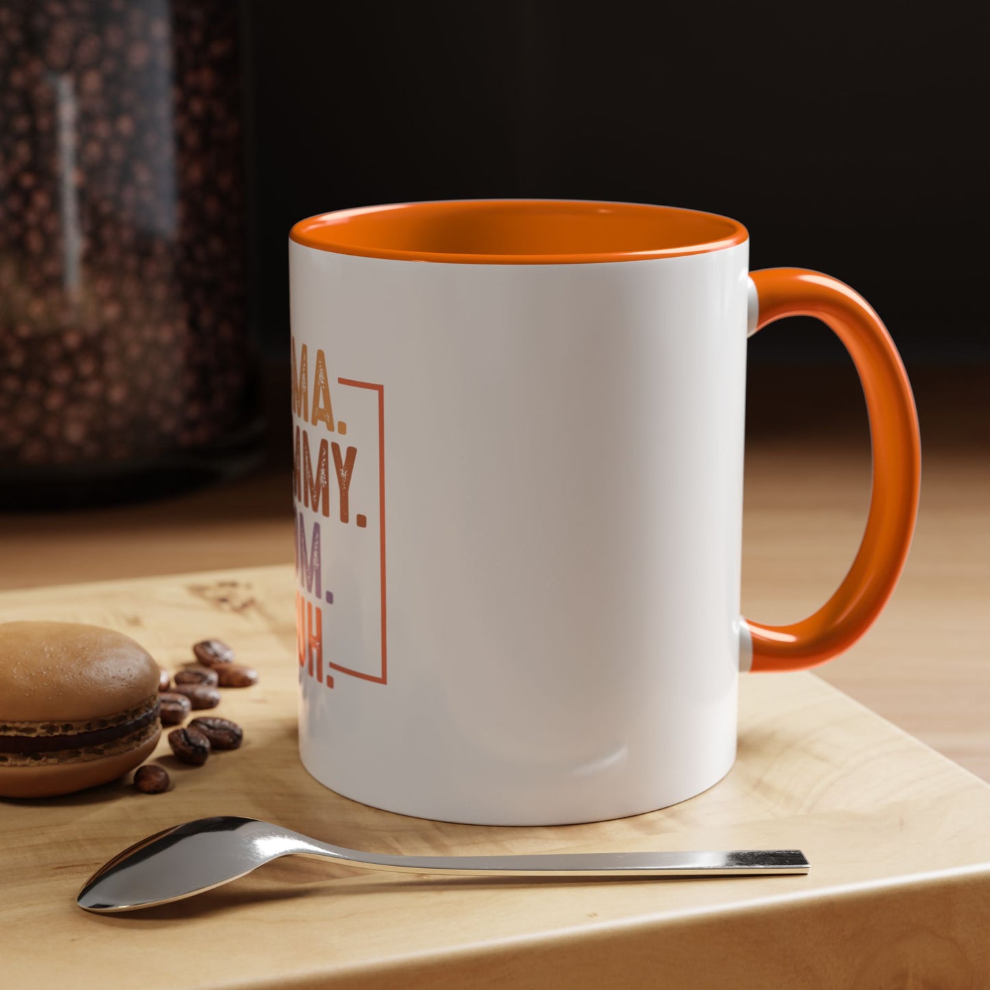 Fun Mama Coffee Mug - Perfect Gift for Moms - 11/15oz Accent Mug with 'Mama, Mommy, Mom, Bruh' Design