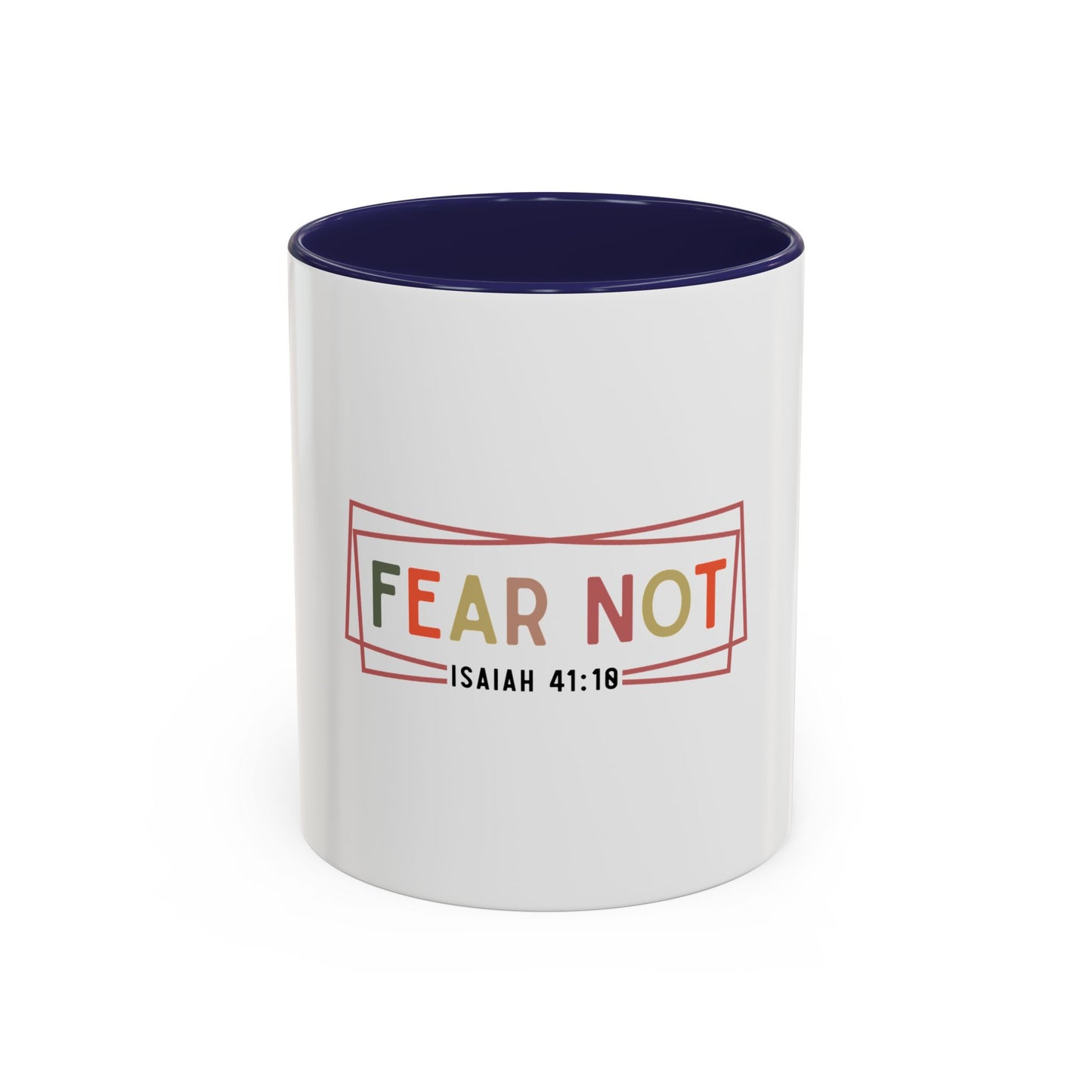 Inspirational Coffee Mug - Fear Not Isaiah 41:10, Motivational Gift, Christian Decor, Office Mug, Faith-Based Kitchenware