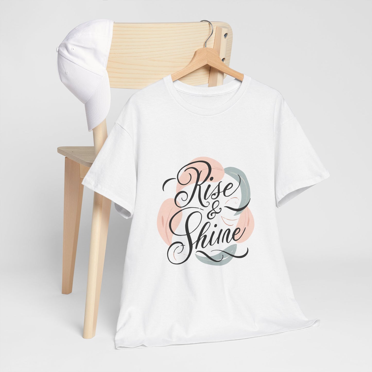 Inspirational 'Rise & Shine' Unisex Heavy Cotton Tee