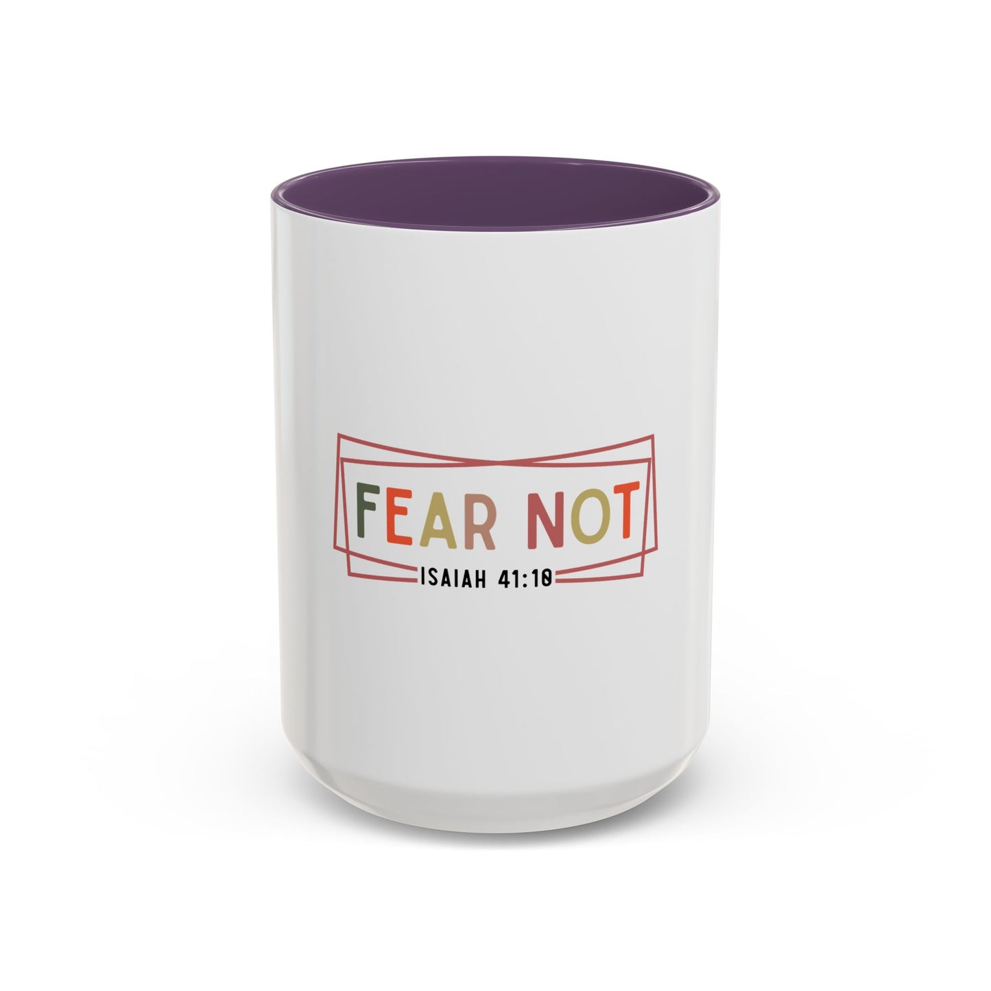 Inspirational Coffee Mug - Fear Not Isaiah 41:10, Motivational Gift, Christian Decor, Office Mug, Faith-Based Kitchenware