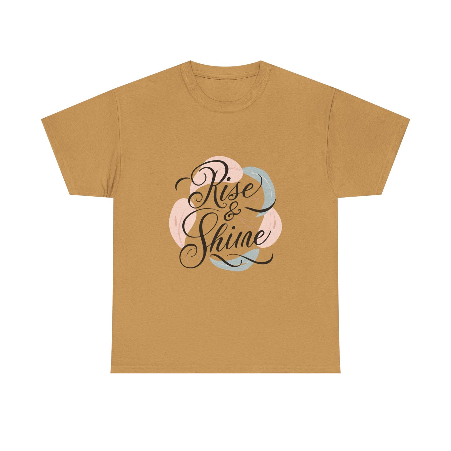 Inspirational 'Rise & Shine' Unisex Heavy Cotton Tee