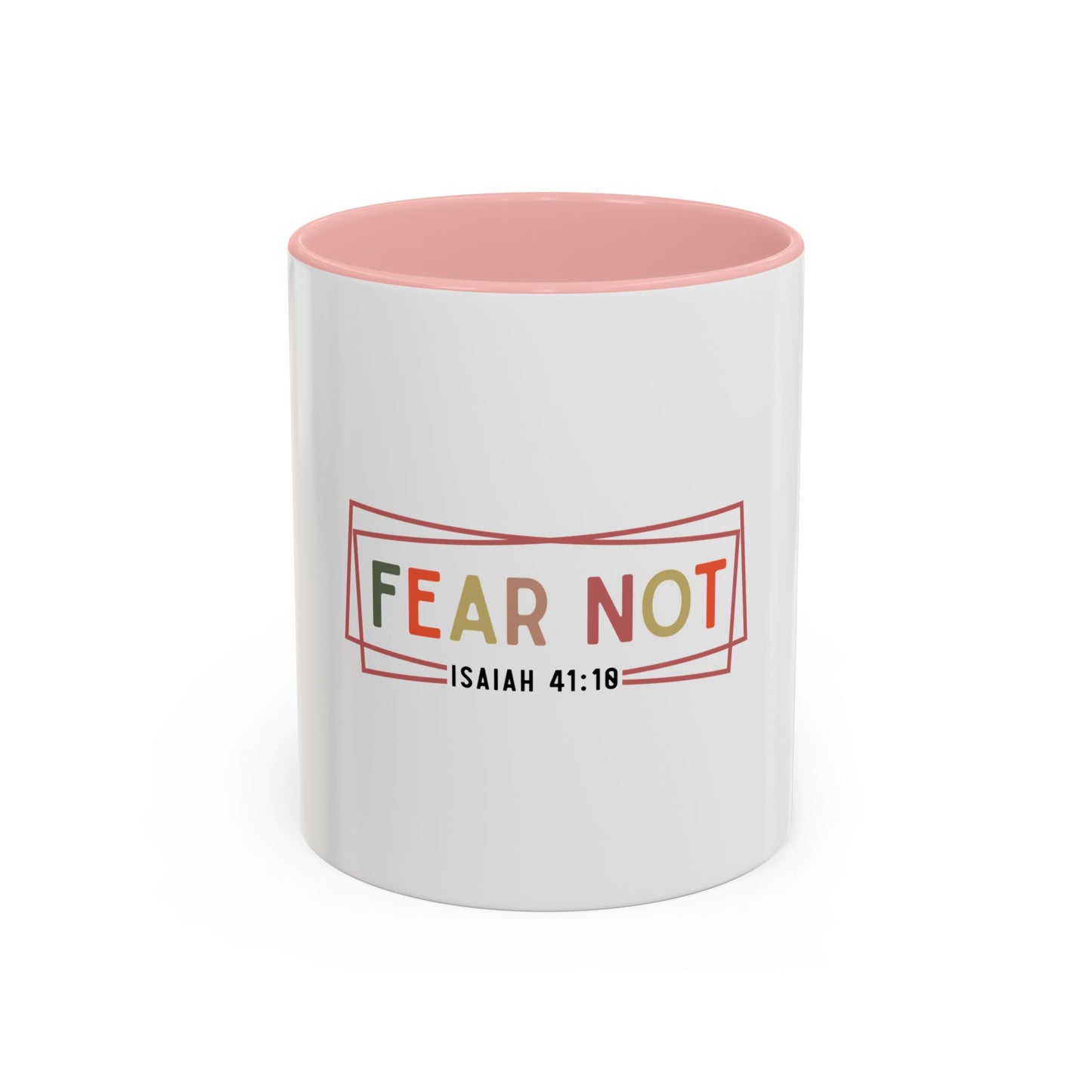 Inspirational Coffee Mug - Fear Not Isaiah 41:10, Motivational Gift, Christian Decor, Office Mug, Faith-Based Kitchenware