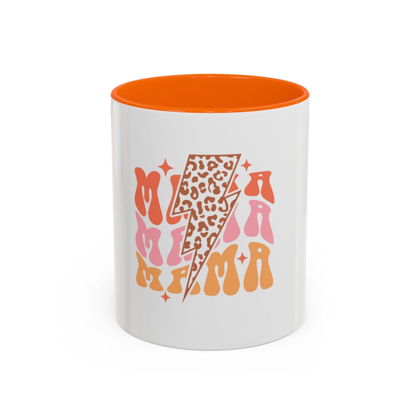 Retro Lightning Mama Coffee Mug - 11 & 15oz Ceramic Cup for Moms