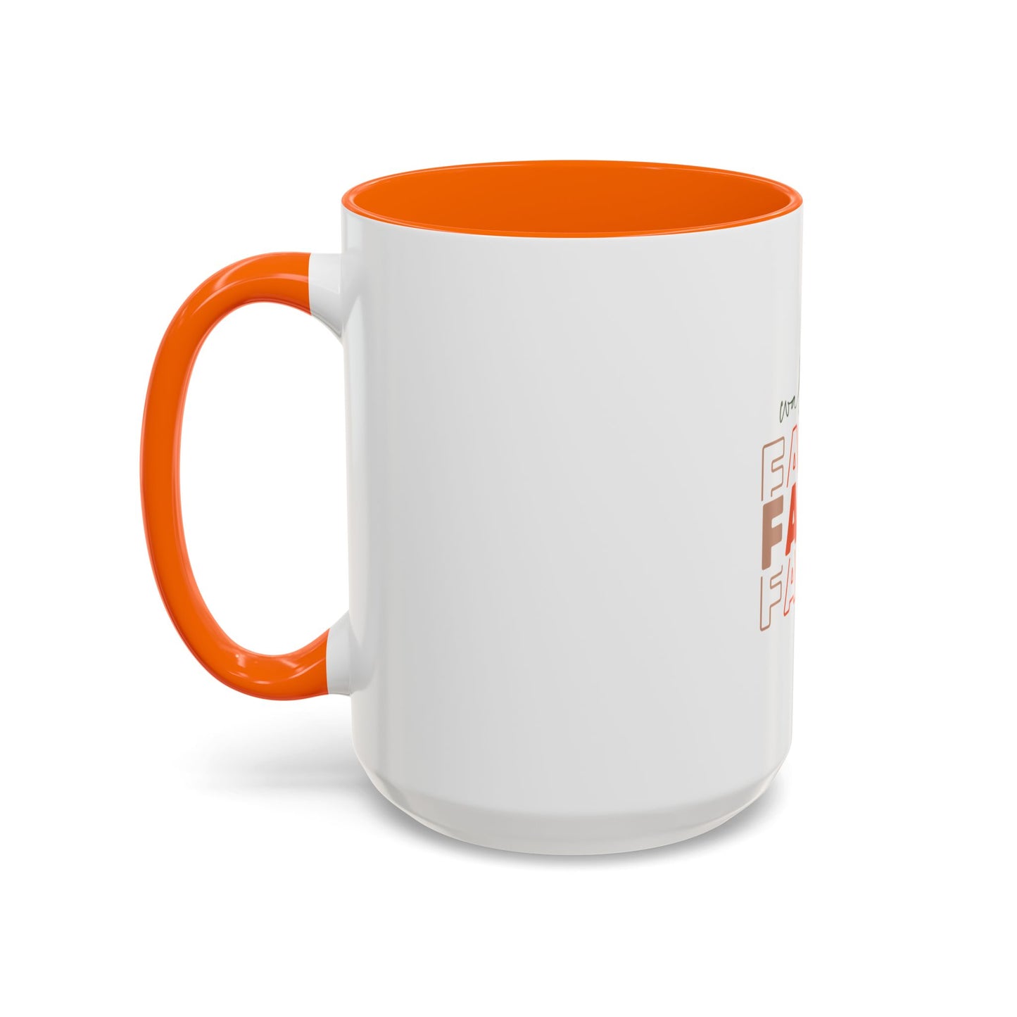 Faith-Inspired Accent Coffee Mug - Motivational Drinkware, Inspirational Gift, Home Office Decor, Prayer Mug, Christian Lifestyle