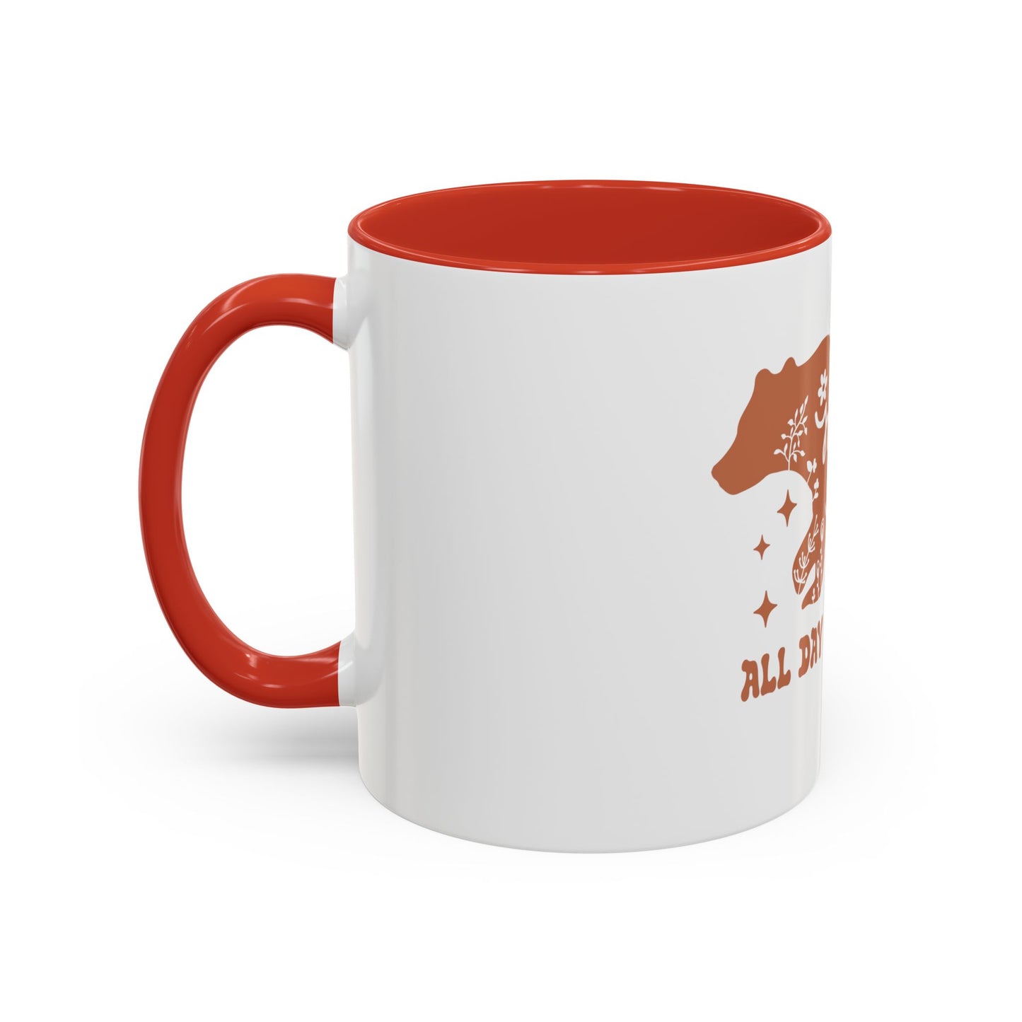 Mama Bear Accent Coffee Mug - All Day Everyday - Perfect Gift for Moms