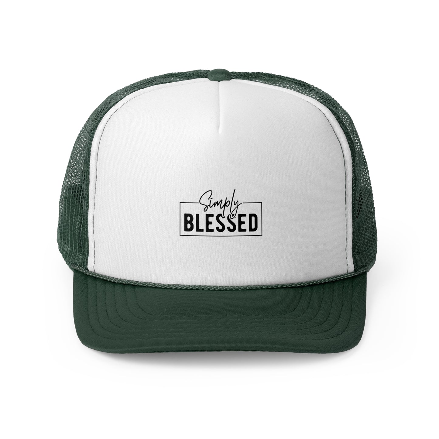 Simply Blessed Trucker Cap | Faith-Based Baseball Hat, Gift for Believers, Adjustable Religious Cap, Perfect for Holidays & Everyday Wear