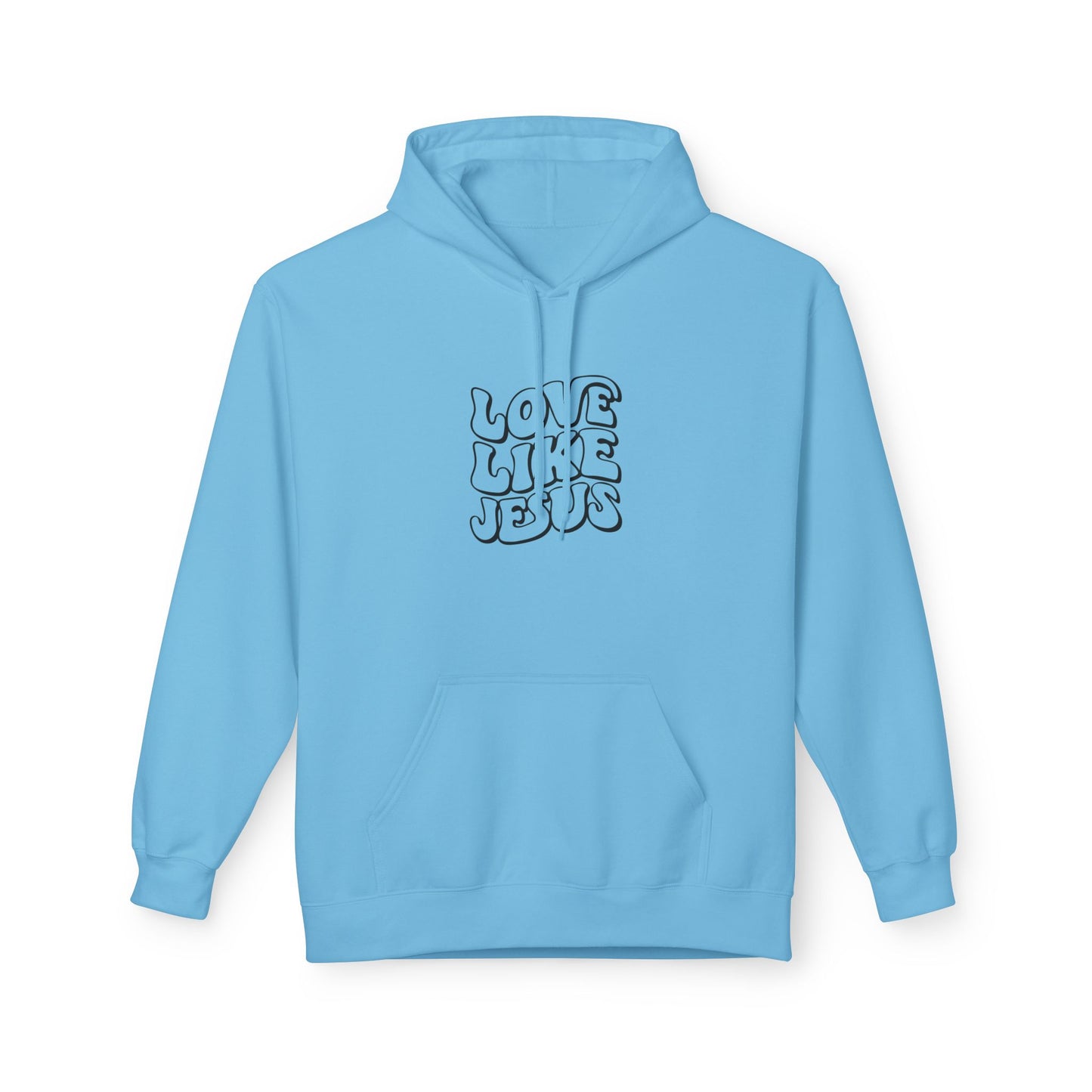 Love Like Jesus Hoodie, Religious Apparel, Faith-Based Gift, Cozy Sweatshirt, Unisex Fleece Pullover, Christian Clothing
