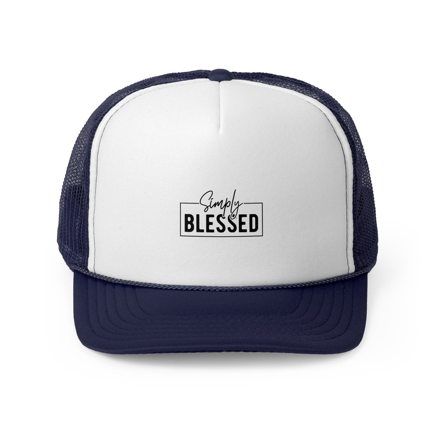 Simply Blessed Trucker Cap | Faith-Based Baseball Hat, Gift for Believers, Adjustable Religious Cap, Perfect for Holidays & Everyday Wear