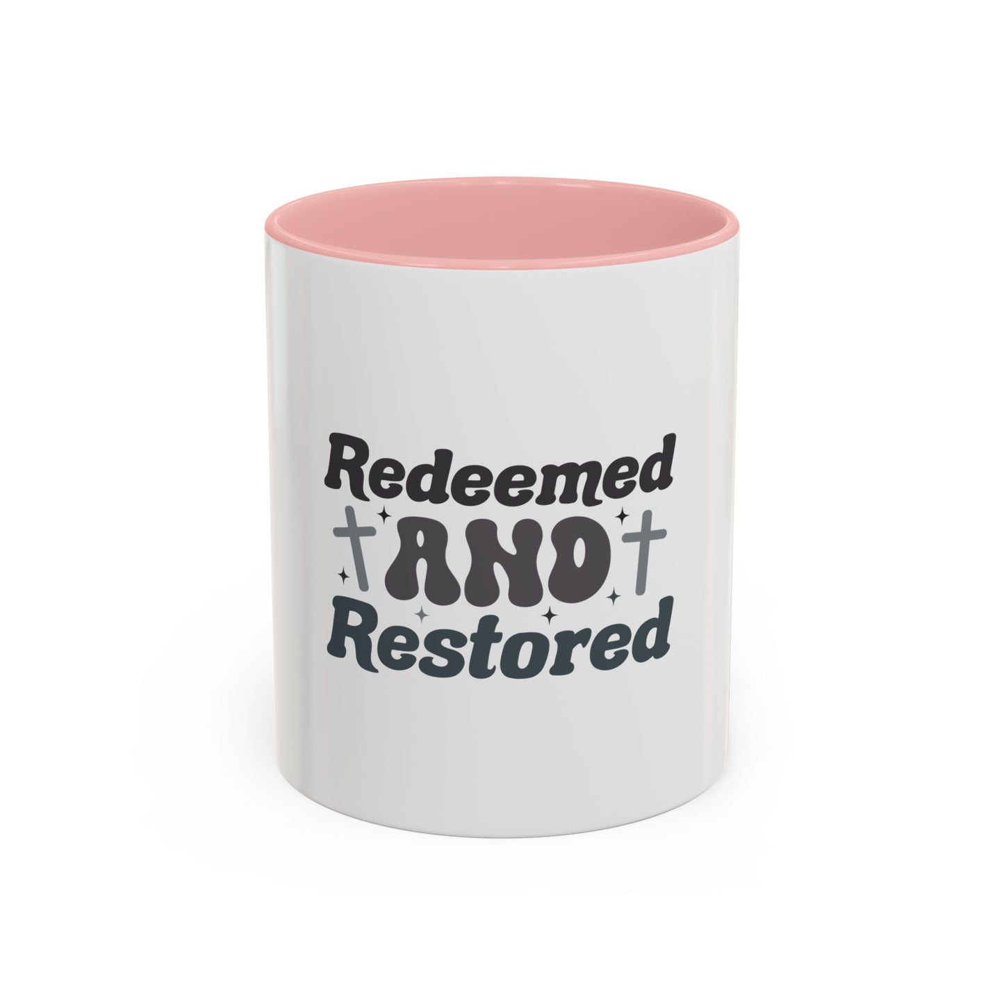 Redeemed and Restored Coffee Mug - Inspirational Drinkware for Faith, Unity, Gifts for Friends, Encouragement, Home & Office Decor