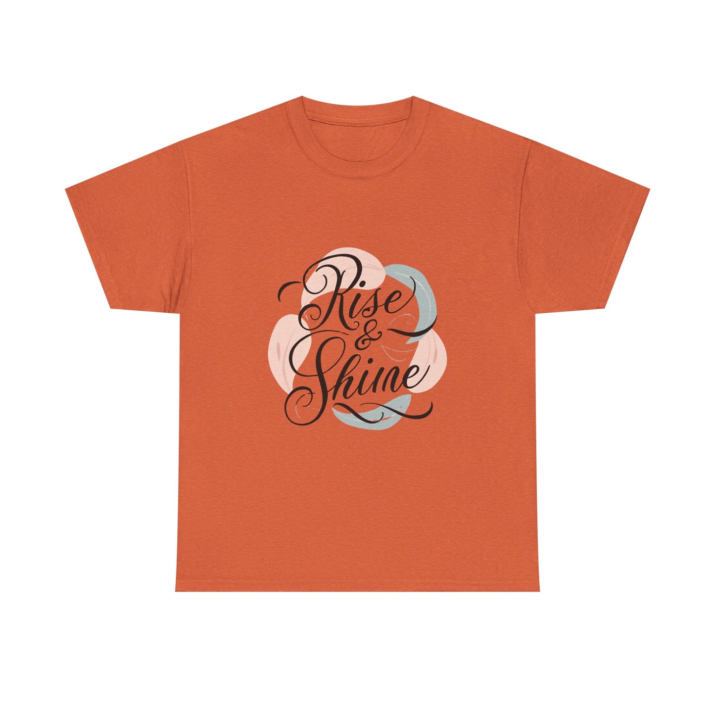 Inspirational 'Rise & Shine' Unisex Heavy Cotton Tee