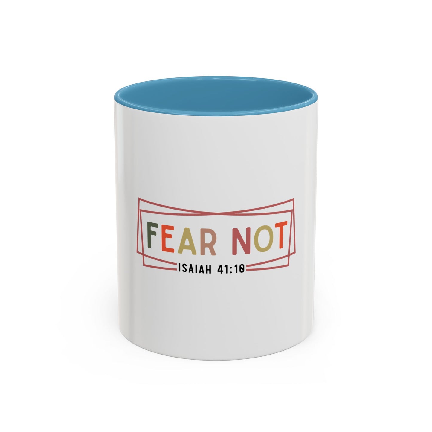 Inspirational Coffee Mug - Fear Not Isaiah 41:10, Motivational Gift, Christian Decor, Office Mug, Faith-Based Kitchenware