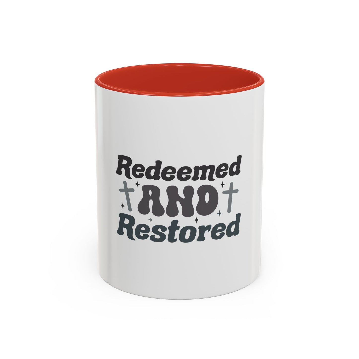 Redeemed and Restored Coffee Mug - Inspirational Drinkware for Faith, Unity, Gifts for Friends, Encouragement, Home & Office Decor