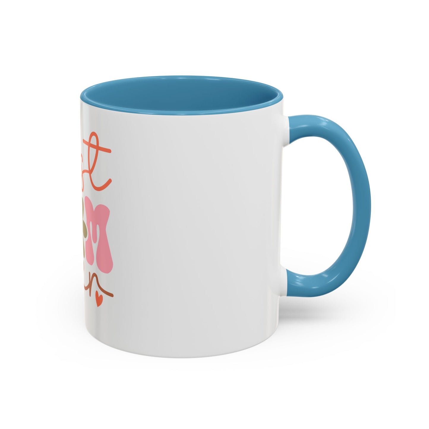 Best Mom Ever Accent Coffee Mug - Perfect Gift for Mother's Day, Birthdays & Celebrations