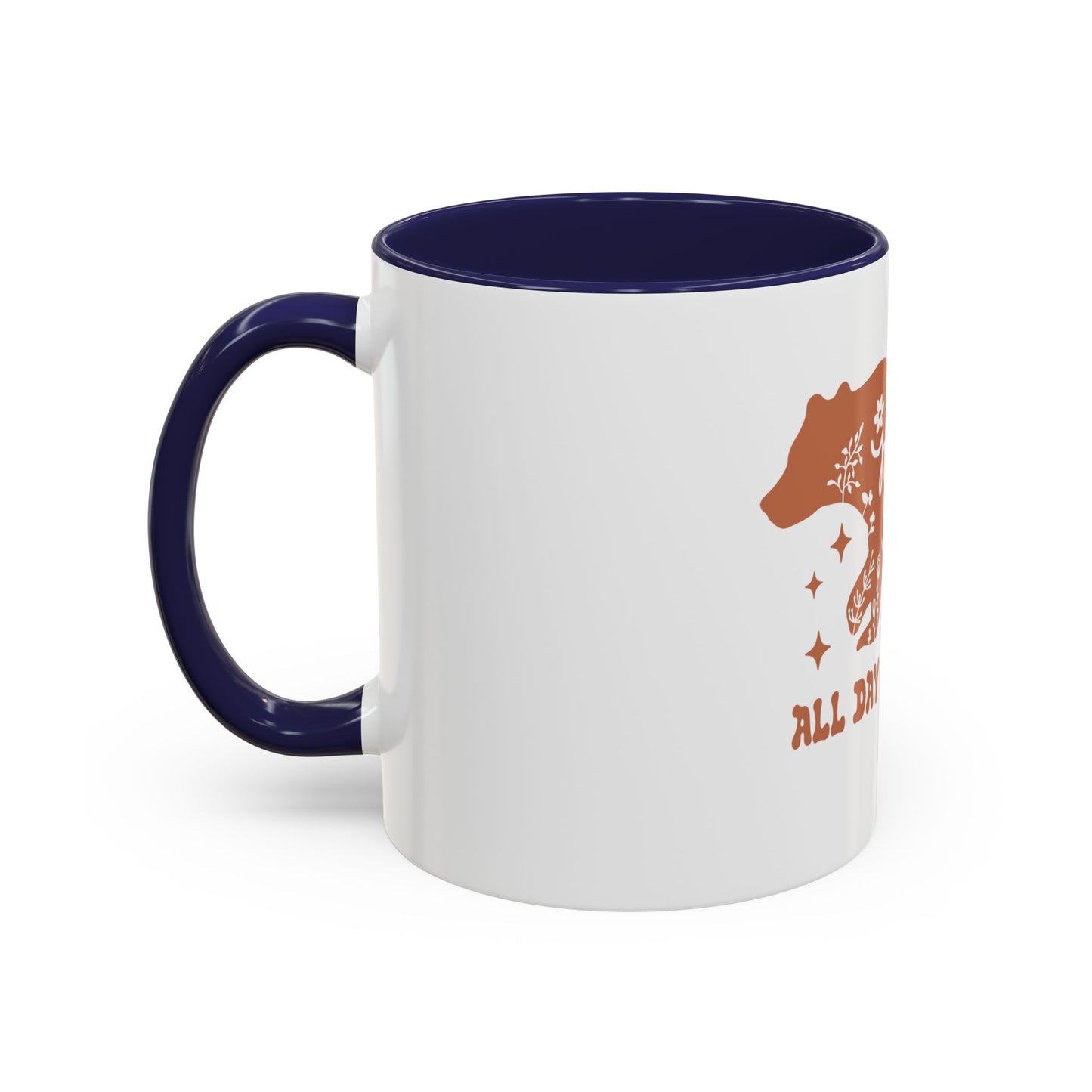 Mama Bear Accent Coffee Mug - All Day Everyday - Perfect Gift for Moms