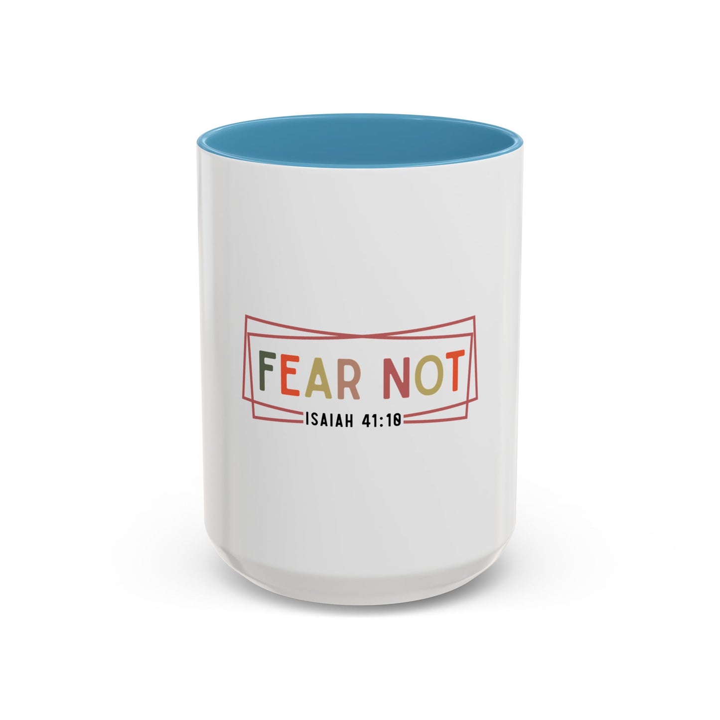 Inspirational Coffee Mug - Fear Not Isaiah 41:10, Motivational Gift, Christian Decor, Office Mug, Faith-Based Kitchenware