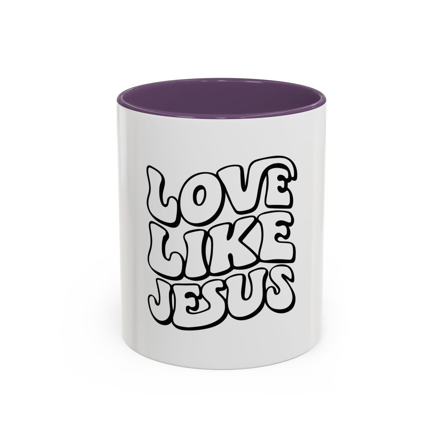 Love Like Jesus Accent Coffee Mug | Inspirational Mug for Christians, Unique Gift for Birthdays, Holidays, Religious Gatherings, Cozy Decor