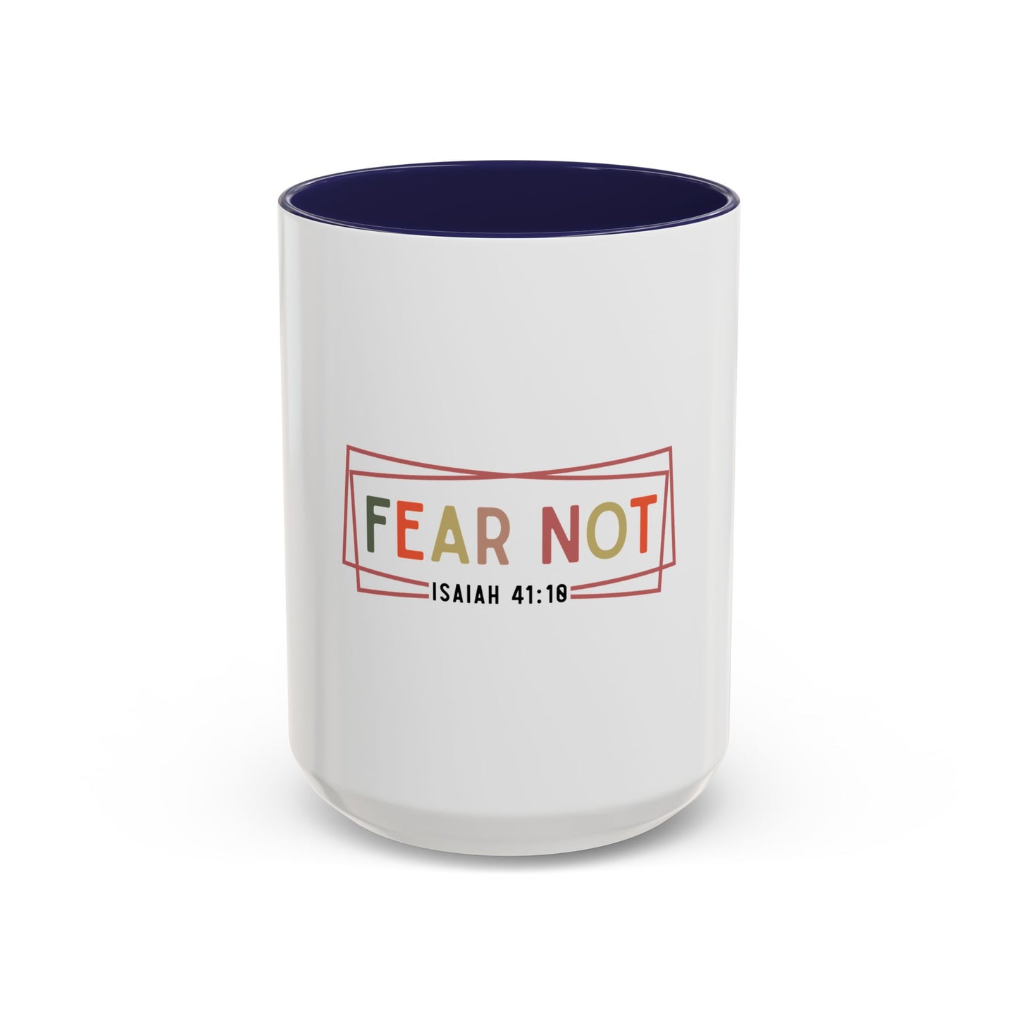 Inspirational Coffee Mug - Fear Not Isaiah 41:10, Motivational Gift, Christian Decor, Office Mug, Faith-Based Kitchenware