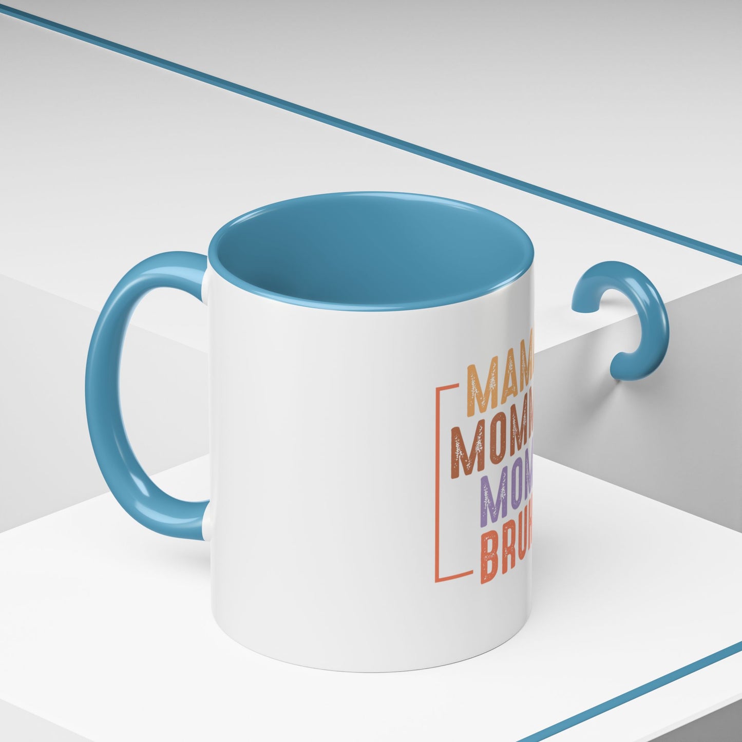 Fun Mama Coffee Mug - Perfect Gift for Moms - 11/15oz Accent Mug with 'Mama, Mommy, Mom, Bruh' Design