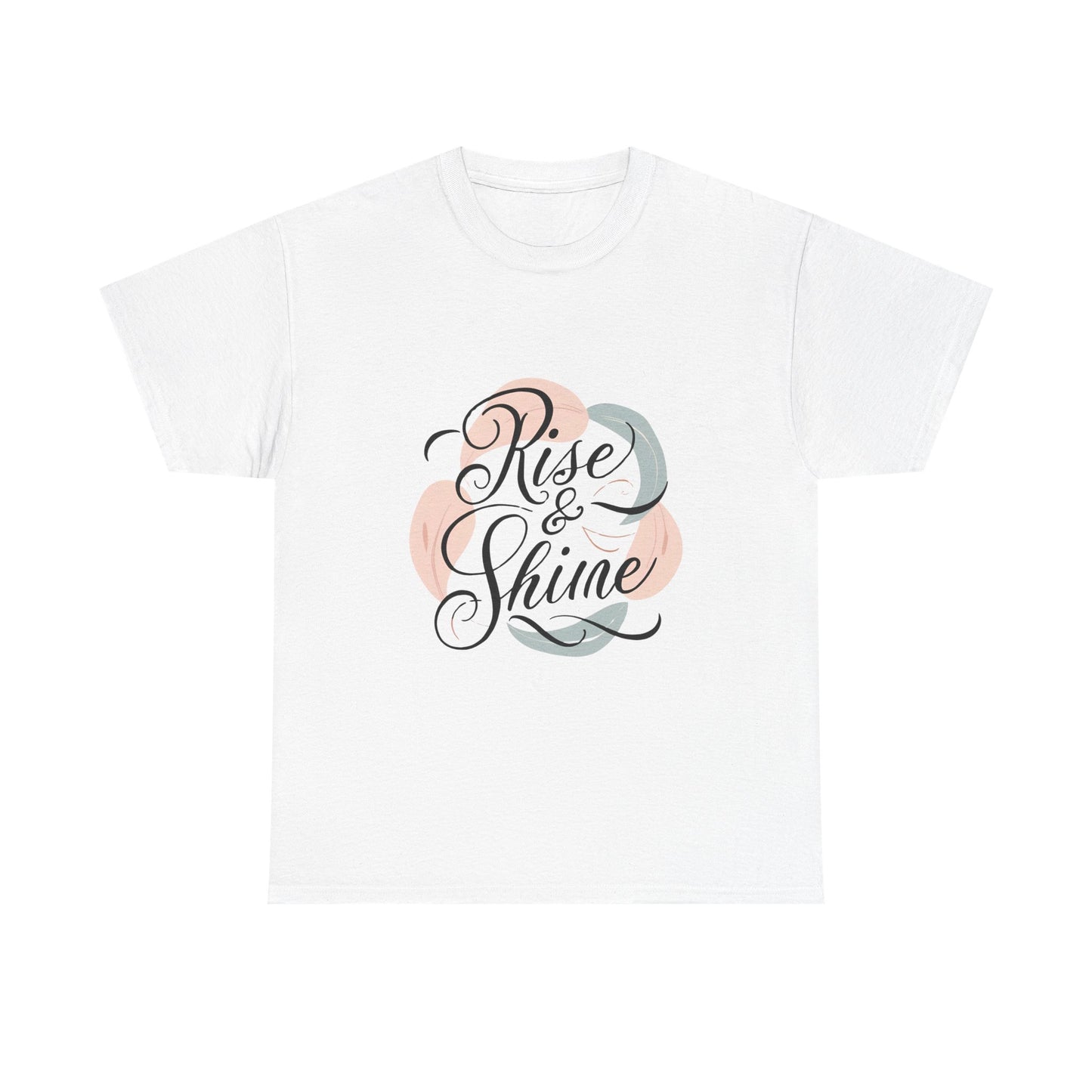 Inspirational 'Rise & Shine' Unisex Heavy Cotton Tee