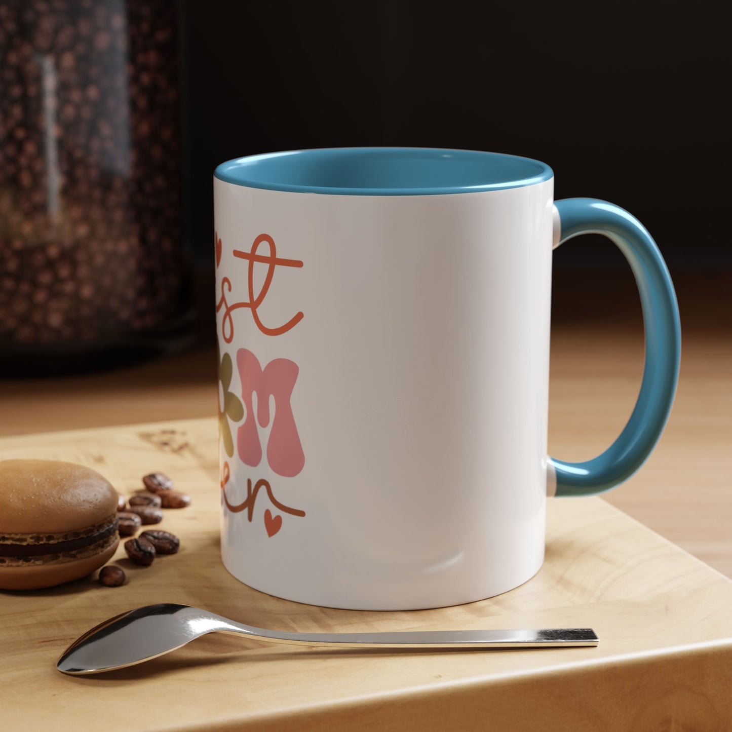 Best Mom Ever Accent Coffee Mug - Perfect Gift for Mother's Day, Birthdays & Celebrations