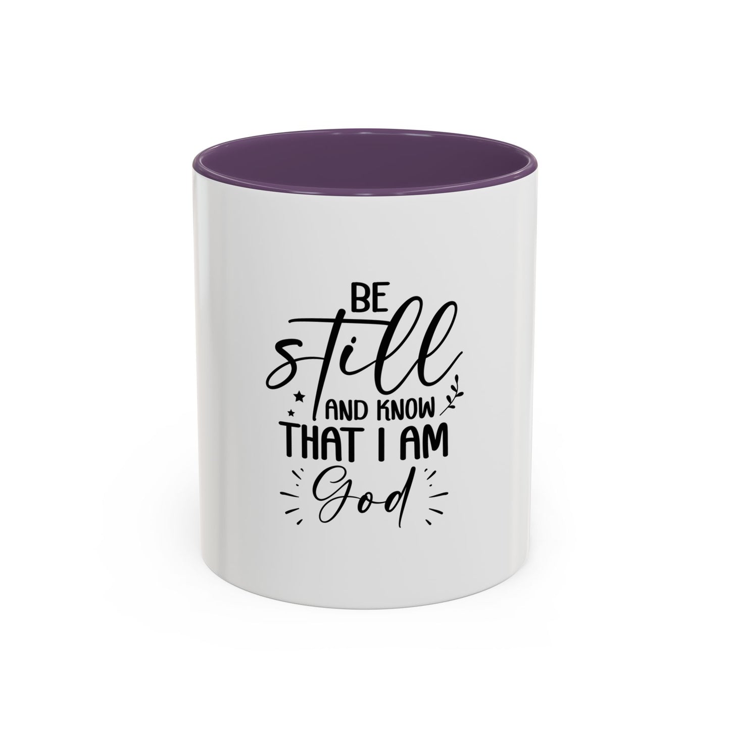 Faith-Inspired Accent Coffee Mug - Perfect for Spiritual Gifts, Daily Inspiration, Home Décor, Morning Coffee, Church Events