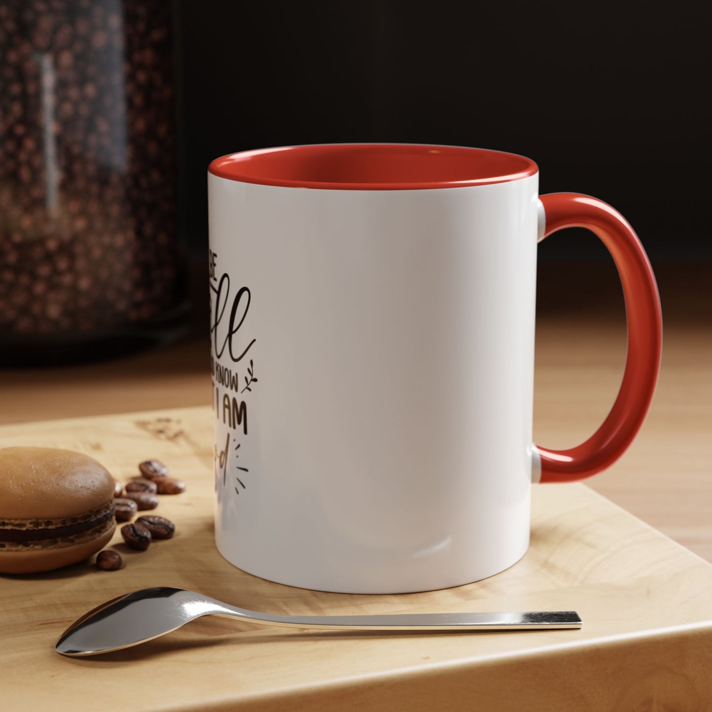 Faith-Inspired Accent Coffee Mug - Perfect for Spiritual Gifts, Daily Inspiration, Home Décor, Morning Coffee, Church Events